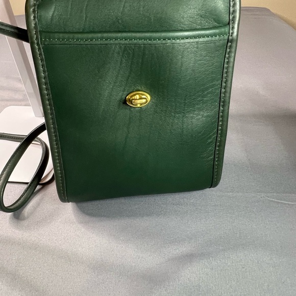 Coach Scooter Bag 9893 bottle green leather vintage - Picture 12 of 12